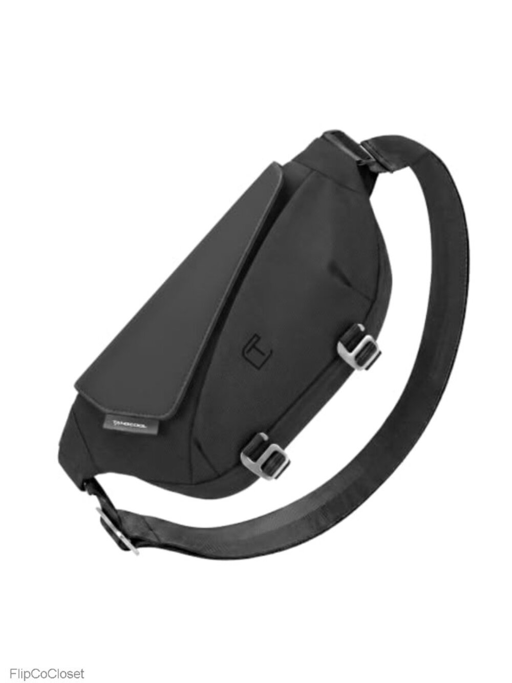 Expandable 5L Crossbody Bag Multi-Pocket Nylon Shoulder Travel Sling